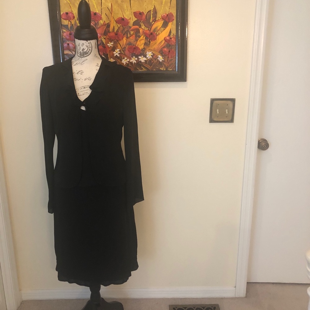 Ann Taylor cocktail skirt camisole jacket size 6